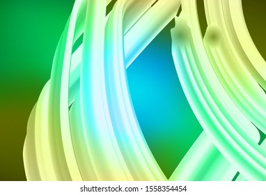 Light Blue, Yellow vector blurred shine abstract template. Abstract colorful illustration with gradient. Elegant background for a brand book.