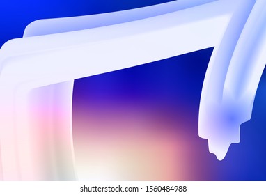 Light Blue, Yellow vector blurred background. A completely new colored illustration in blur style. New design for your business.
