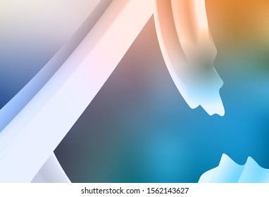 Light Blue, Yellow vector blurred pattern. Colorful abstract illustration with gradient. Background for designs.