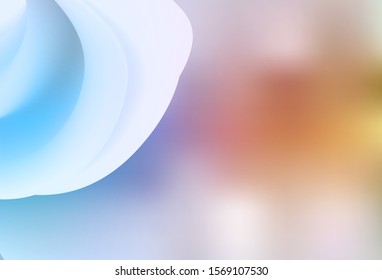 Light Blue, Yellow vector blurred background. Colorful abstract illustration with gradient. Blurred design for your web site.