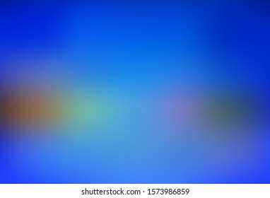 Light Blue, Yellow vector blurred shine abstract template. Shining colored illustration in smart style. New design for your business.