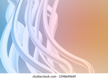 Light Blue, Yellow vector blurred shine abstract template. Abstract colorful illustration with gradient. The best blurred design for your business.
