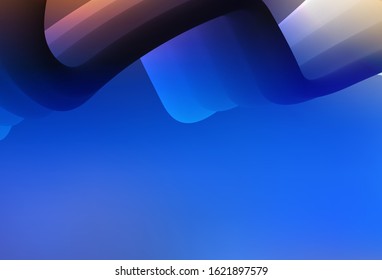 Light Blue, Yellow vector blurred bright pattern. New colored illustration in blur style with gradient. Background for designs.