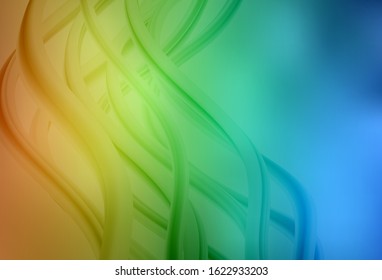 Light Blue, Yellow vector blurred bright texture. Colorful abstract illustration with gradient. New style for your business design.