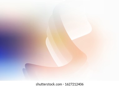 Light Blue, Yellow vector blurred shine abstract background. A completely new colored illustration in blur style. New style for your business design.