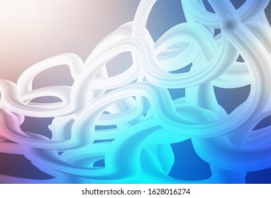 Light Blue, Yellow vector blurred bright texture. A completely new colored illustration in blur style. Background for a cell phone.