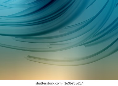 Light Blue, Yellow vector blurred background. Colorful abstract illustration with gradient. Background for designs.