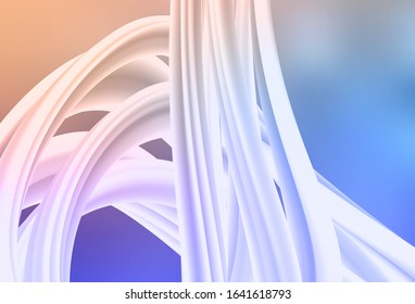 Light Blue, Yellow vector blurred shine abstract background. Colorful abstract illustration with gradient. Elegant background for a brand book.