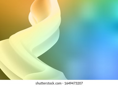 Hellblau, gelbe Vektorillustration unscharfe helle Vorlage. Farbige Illustration in kleinem Stil. Hintergrund für ein Handy.