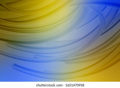 Azul claro, Vector amarillo borrosa textura brillante. Ilustración abstracta moderna con degradado. Nuevo diseño para su negocio.