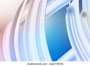 Plantilla borrosa vectorial amarillo, azul claro. Ilustración colorida en estilo abstracto con degradado. Diseño borroso para su sitio web.