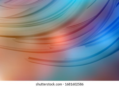 Light Blue, Yellow vector blurred and colored pattern. Shining colorful illustration in smart style. Background for a cell phone.