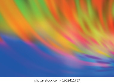 Azul claro, vector amarillo borroso brillo fondo abstracto. Ilustración abstracta de color con degradado. Nuevo diseño para su negocio.