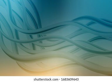 Light Blue, Yellow vector blurred pattern. Glitter abstract illustration with gradient design. New way of your design.