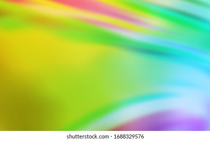 Azul claro, fondo borroso vectorial amarillo. Una elegante ilustración brillante con gradiente. Nuevo diseño de estilo para su libro de marca.