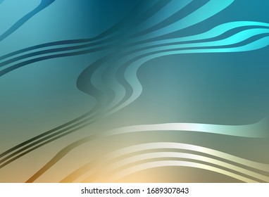 Light Blue, Yellow vector blurred template. Colorful abstract illustration with gradient. Blurred design for your web site.
