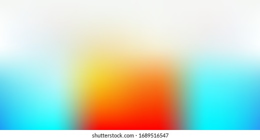 Light Blue, Yellow vector blurred layout. Colorful gradient abstract illustration in blur style. Background for mobile phones.
