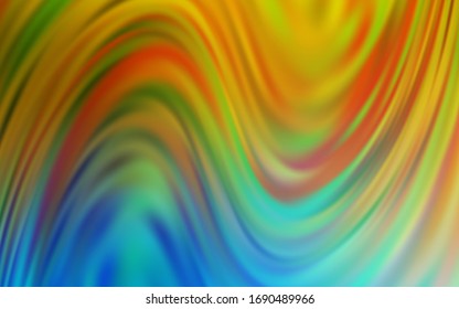 Light Blue, Yellow vector blurred and colored pattern. A completely new colored illustration in blur style. Completely new design for your business.