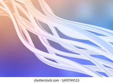 Light Blue, Yellow vector blurred shine abstract template. A completely new colored illustration in blur style. New way of your design.