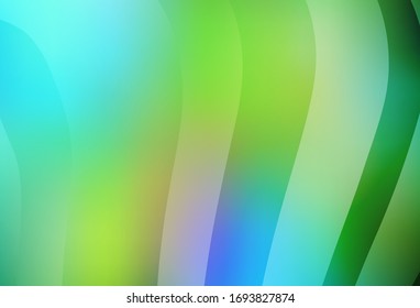 Hellblau, gelber Vektor unscharfer glänzender Textur. Eine komplett neue farbige Illustration im unscharfen Stil. Hintergrund für ein Handy.