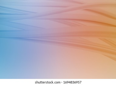 Light Blue, Yellow vector blurred shine abstract template. A completely new colored illustration in blur style. New style for your business design.