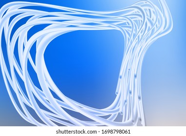 Light Blue, Yellow vector blurred bright template. Modern abstract illustration with gradient. Blurred design for your web site.