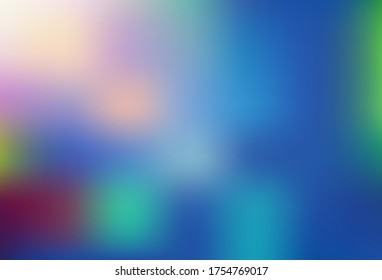 Light Blue, Yellow vector blurred bright template. Abstract colorful illustration with gradient. Blurred design for your web site.