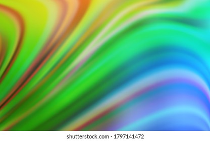 Azul claro, Vector amarillo borroso brillo de textura abstracta. Ilustración creativa en estilo de semitono con gradiente. Nuevo estilo para el diseño de su negocio.