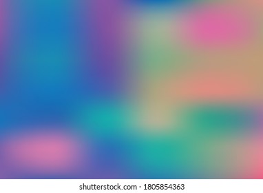 Hellblau, gelber, unscharfer Vektorgrafik, glänzender abstrakter Hintergrund. Farbige abstrakte Illustration mit Farbverlauf. Eleganter Hintergrund für ein Markenbuch.