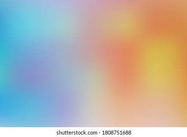 Light Blue, Yellow vector blurred shine abstract background. Colorful abstract illustration with gradient. The best blurred design for your business.