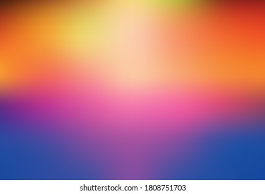 Light Blue, Yellow vector blurred and colored pattern. Creative illustration in halftone style with gradient. New way of your design.