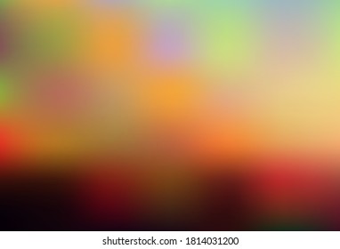 Hellblau, gelber, unscharfer Vektorgrafik, glänzender abstrakter Hintergrund. Eine komplett neue farbige Illustration im unscharfen Stil. Hintergrund für ein Handy.