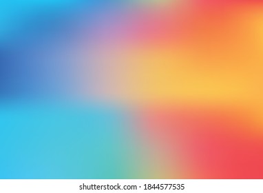 Light Blue, Yellow vector blurred shine abstract template. Modern abstract illustration with gradient. New style for your business design.