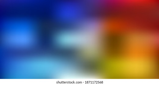 Light blue, yellow vector blurred background. Abstract colorful illustration with blur gradient. Multipurpose app design.