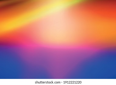 Light Blue, Yellow vector blurred and colored pattern. Creative illustration in halftone style with gradient. New way of your design.