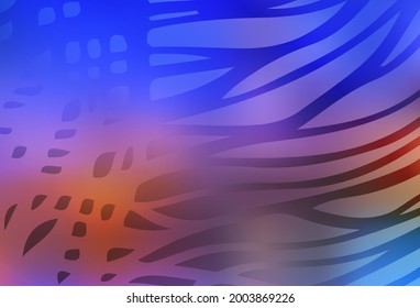 Light Blue, Yellow vector blurred bright texture. Glitter abstract illustration with gradient design. Completely new design for your business.