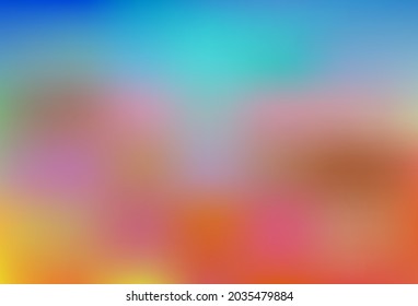 Light Blue, Yellow vector blurred and colored background. Colorful abstract illustration with gradient. Brand new style for your business design.