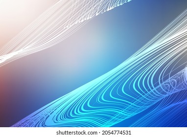 Light Blue, Yellow vector blurred background. Shining colorful illustration in smart style. Completely new design for your business.
