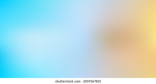 Fondo azul claro, vector amarillo borroso. Ilustración nítida y colorida en estilo abstracto. La mejor opción para tu diseño.