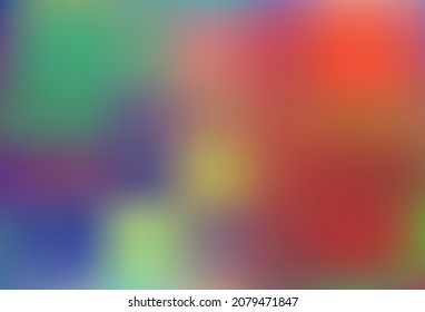 Light Blue, Yellow vector blurred shine abstract template. Creative illustration in halftone style with gradient. Brand new style for your business design.