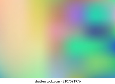 Light Blue, Yellow vector blurred shine abstract pattern. Colorful illustration in abstract style with gradient. Template for cell phones.