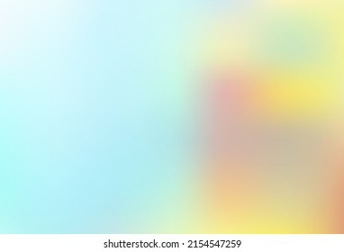 Light Blue, Yellow vector blurred shine abstract background. A completely new color illustration in a bokeh style. Brand new style for your business design.