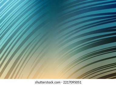 Hellblau, gelber Vektor unscharf helle Textur. Farbige abstrakte Illustration mit Farbverlauf. Eine neue Art von Design.