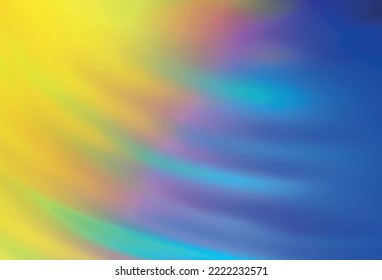 Light Blue, Yellow vector blurred template. Abstract colorful illustration with gradient. New design for your business.
