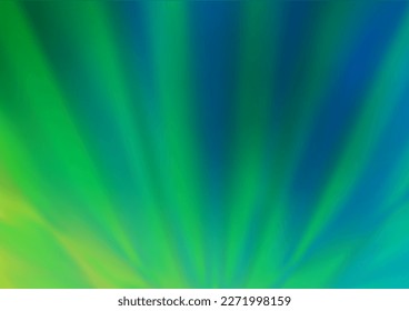 Light Blue, Yellow vector blurred shine abstract template. Colorful abstract illustration with gradient. The background for your creative designs.