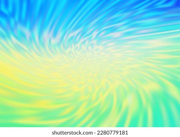 Light Blue, Yellow vector blurred and colored template. Glitter abstract illustration with an elegant design. A completely new template for your design.