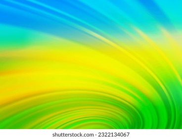 Light Blue, Yellow vector blurred bright pattern. A completely new color illustration in a bokeh style. Brand new style for your business design.