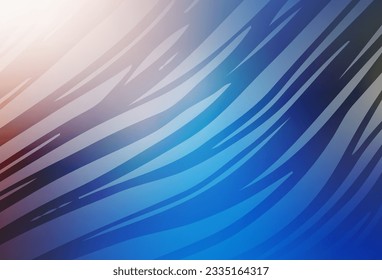 Azul claro, amarillo vectorial borroso plantilla brillante. Una elegante ilustración brillante con gradiente. Nuevo diseño de estilo para tu libro de marca.