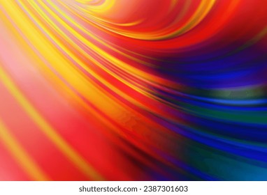 Azul claro, fondo borroso del vector amarillo. Ilustración abstracta brillante con diseño gradiente. Nuevo diseño de estilo para tu libro de marca.