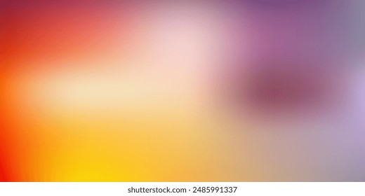 Azul claro, Vector amarillo, Plantilla borrosa. Difumina la ilustración colorida en un nuevo estilo. Diseño moderno para sus App.